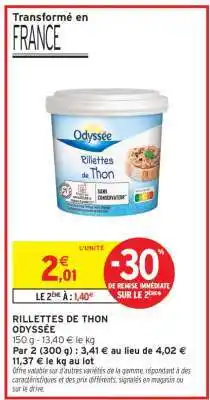 Intermarché Rillettes de Thon offre