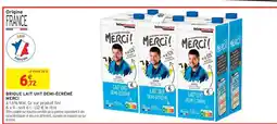 Intermarché Brique Lait UHT Demi-Écrémé MERCI offre