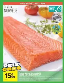 Carrefour Market Filet de saumon Atlantique ASC offre