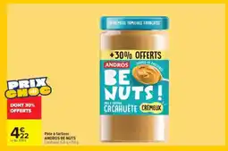 Carrefour Market Pâte à tartiner ANDROS BE NUTS offre