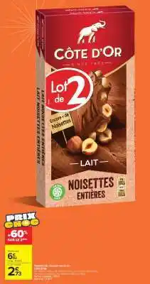 Carrefour Market Côte d'Or Noisettes Entières offre
