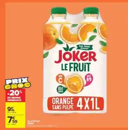 Carrefour Market Jus d'orange JOKER offre