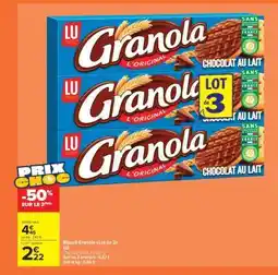 Carrefour Market Biscuit Granola Lot de 3 offre