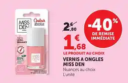 Hyper U Miss den vernis à ongles offre