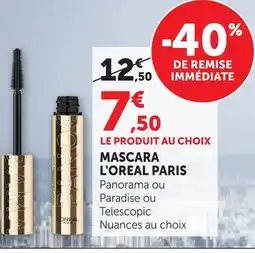 Hyper U L'oreal paris mascara offre