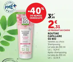 Hyper U So bio routine capillaire offre