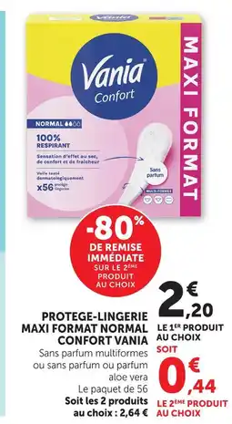 Hyper U Vania protège-lingerie maxi format normal confort offre