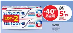 Hyper U Sensodyne dentifrice offre