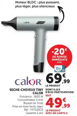 Hyper U Calor seche-cheveux tiny offre