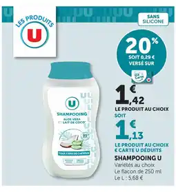 Hyper U U shampooing offre