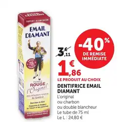 Hyper U Email diamant dentifrice offre