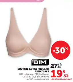 Hyper U Dim soutien-gorge foulard armatures offre