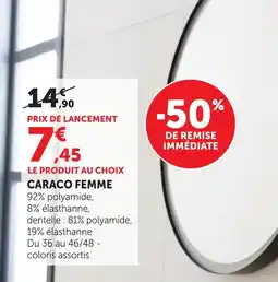 Hyper U Caraco femme offre
