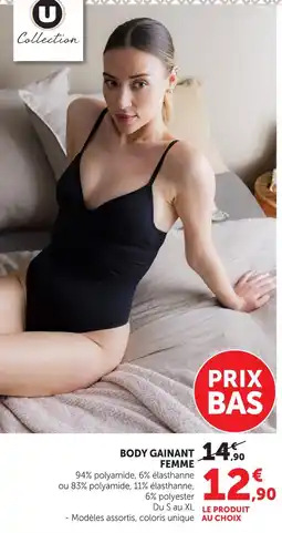 Hyper U U body gainant femme offre