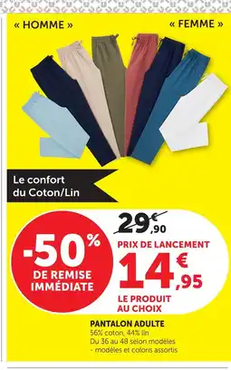 Hyper U Pantalon adulte offre