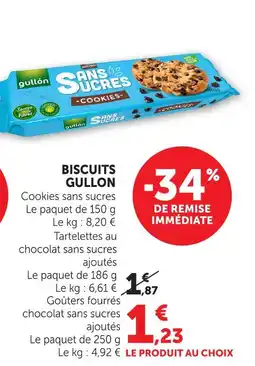Hyper U Gullon biscuits offre