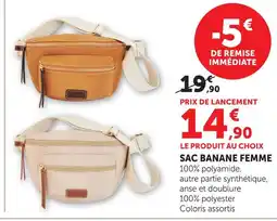 Hyper U Sac banane femme offre