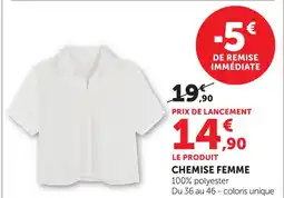 Hyper U Chemise femme offre