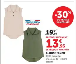 Hyper U Blouse femme offre