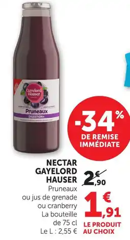 Hyper U Gayelord hauser nectar offre