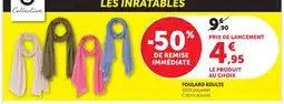 Hyper U Foulard adulte offre