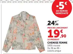Hyper U Chemise femme offre