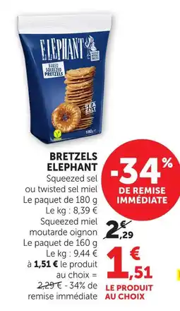 Hyper U Bretzels squeezed sel offre