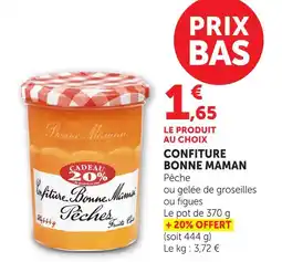 Hyper U Bonne maman confiture offre