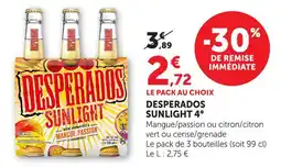 Hyper U Desperados sunlight 4° offre