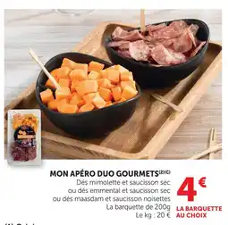 Hyper U Mon apéro duo gourmets offre