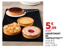Hyper U Assortiment de tartelettes offre