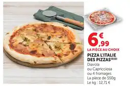 Hyper U Pizza l'italie des pizzas offre