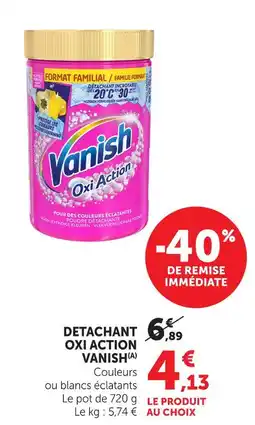 Hyper U Vanish détachant oxi action offre