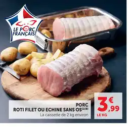 Hyper U Rôti filet sans os offre