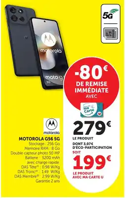 Hyper U Motorola g56 5g offre
