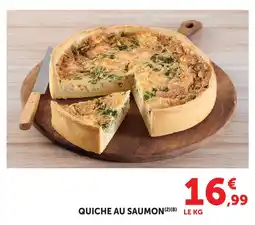 Hyper U Quiche au saumon offre