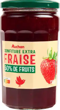 Auchan Auchan confiture extra fraise auchan offre