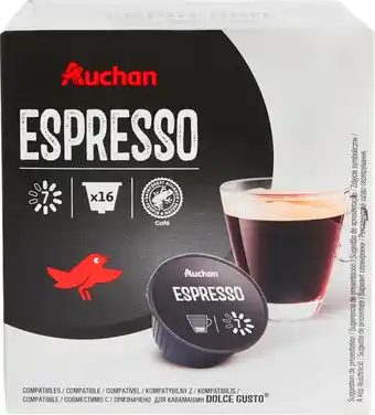 Auchan Auchan capsules de café espresso auchan offre