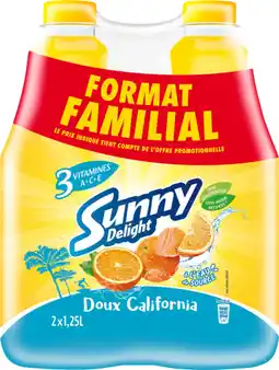Auchan Sunny delight boisson rafraîchissante doux california sunny delight offre
