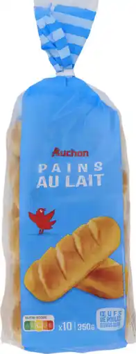 Auchan Auchan pains au lait auchan offre