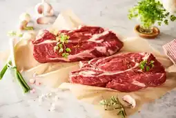 Auchan Sans marque viande bovine : basse côte** avec os offre