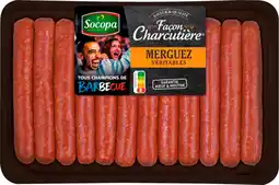 Auchan Socopa 12 merguez façon charcutière socopa offre