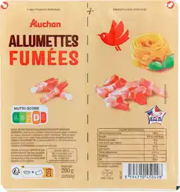 Auchan Auchan allumettes fumées auchan offre