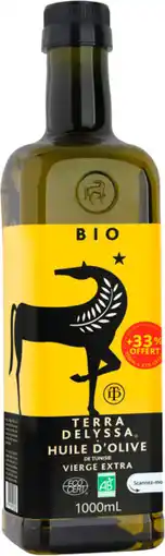 Auchan Terra delyssa huile d'olive bio vierge extra terra delyssa offre