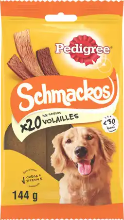 Auchan Pedigree schmakos à la volaille pedigree offre