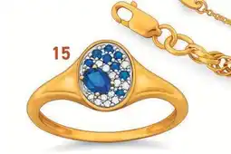 E.Leclerc Bague saphirs et diamants offre