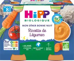 Auchan Hipp risotto de légumes bio hipp offre