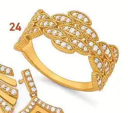 E.Leclerc Bague en plaqué or offre