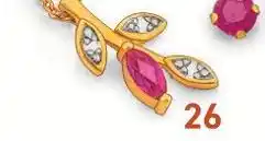 E.Leclerc Collier rubis et diamants offre