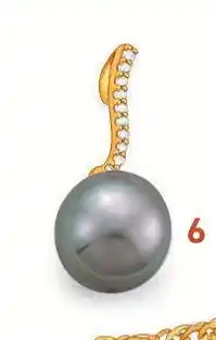 E.Leclerc Pendentif perle de culture de tahiti et diamants offre
